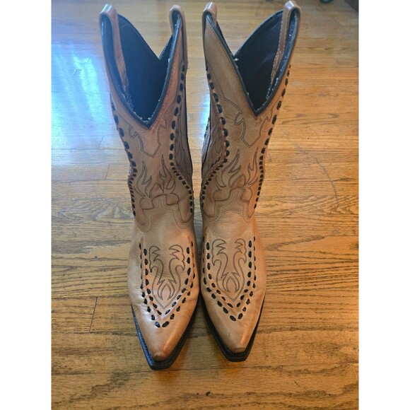 Laredo Laramie Buck stitched Embroidered Styled Leather Boot Men\'s size 10.5EW main image 5